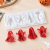 Halloween Resin Mold with Separate Cavities for Casting Pendants, Keychains, Magnets, and Themed Decorations in One Pour