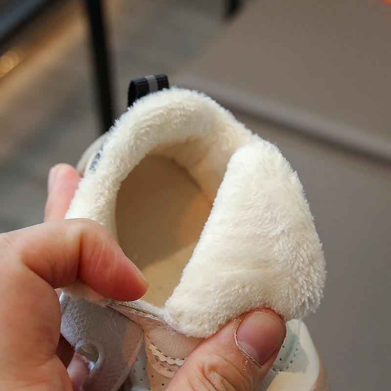 Infant Soft Sole Non-Slip Cotton Shoes for Winter 2025 - Warm Velvet for 0-2.5 Year Olds