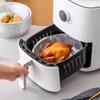 Disposable Aluminum Foil Air Fryer Pans with Oil-Absorbing Paper