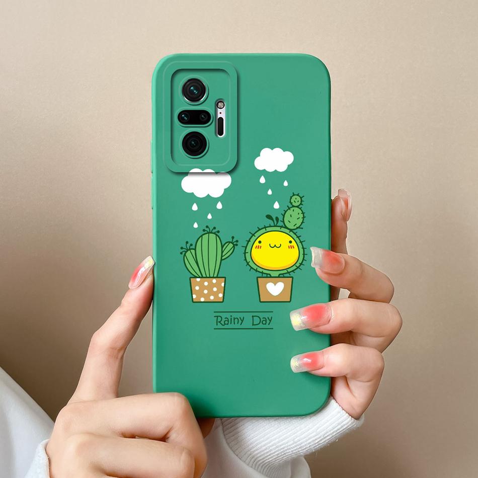 Case For Redmi Note 10 Pro Max Astronaut Soft Liquid Silicone Camera Protection Back Cover For Xiaomi Redmi Note 10Pro Max Coque