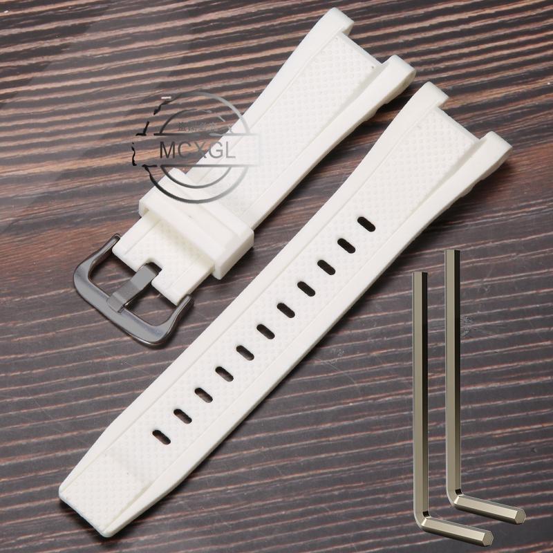 Pasek żywiczny Pasujący do Casio GST-B100 GST-210 GST-W300 Męski Sportowy Wodoodporny Silikonowy Pasek do Zegarka