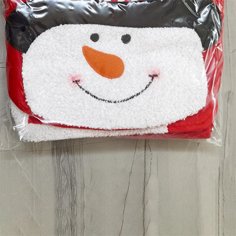 Creative Santa Claus Snowman Bathroom Toilet Seat Cover And Mat Xmas Supplies for Home New Year Decoration