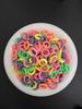 100Pcs/bag Colorful Basic Nylon Ealstic Hair Ties for Girls Ponytail Hold Scrunchie Rubber Band Kid Fashion Hair Accessories