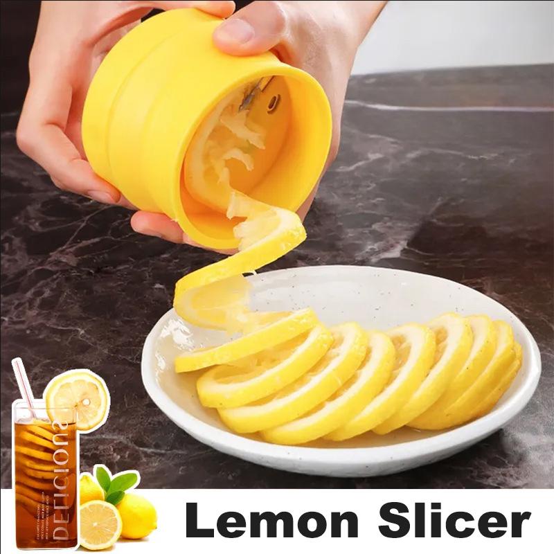 Household Manual Fruit And Vegetable Cucumber Rotating Fancy Cutter Spiral Lemon Slicer Vegetable Cutter