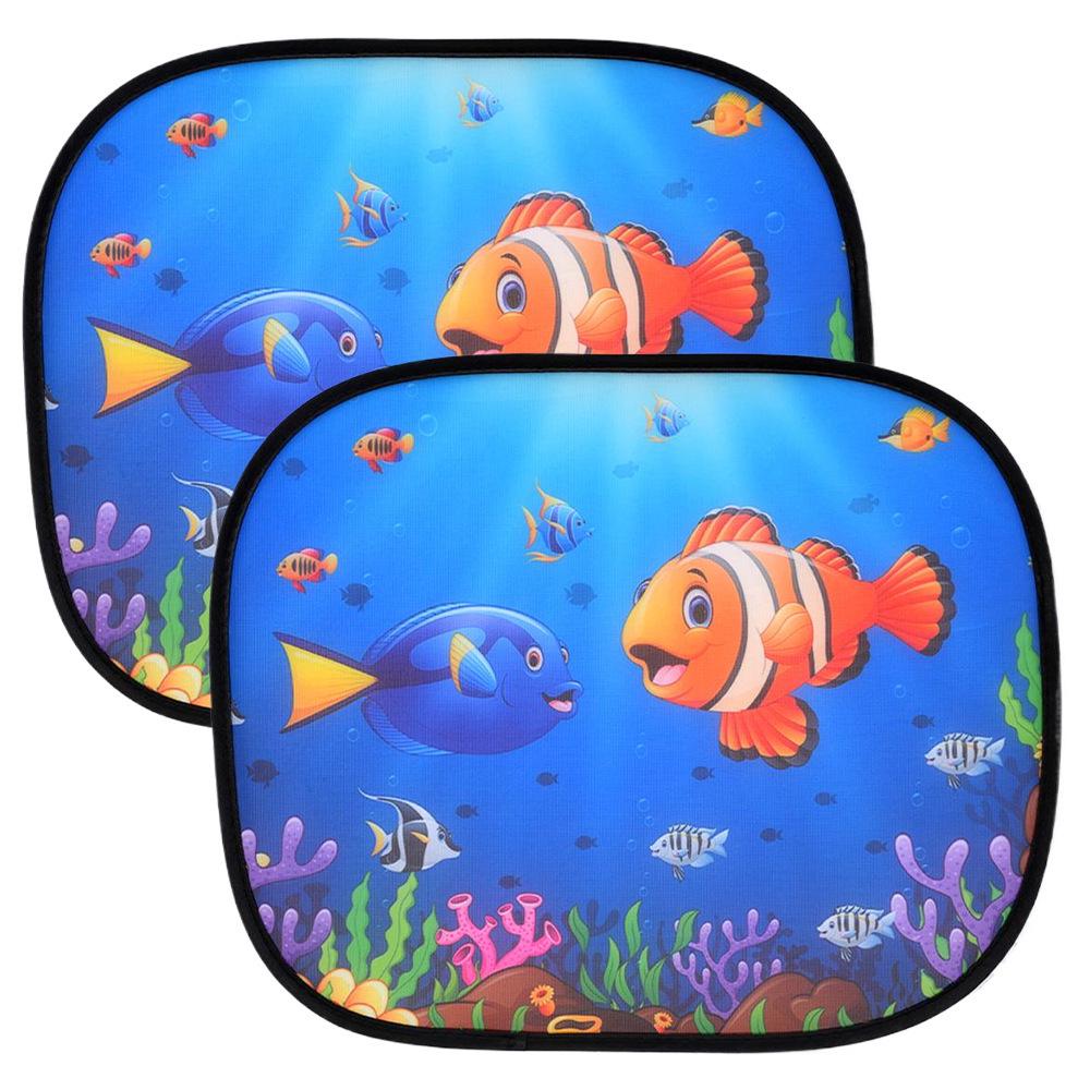 Cartoon Car Sunshade Windshield & Side Window Heat Insulation Curtain