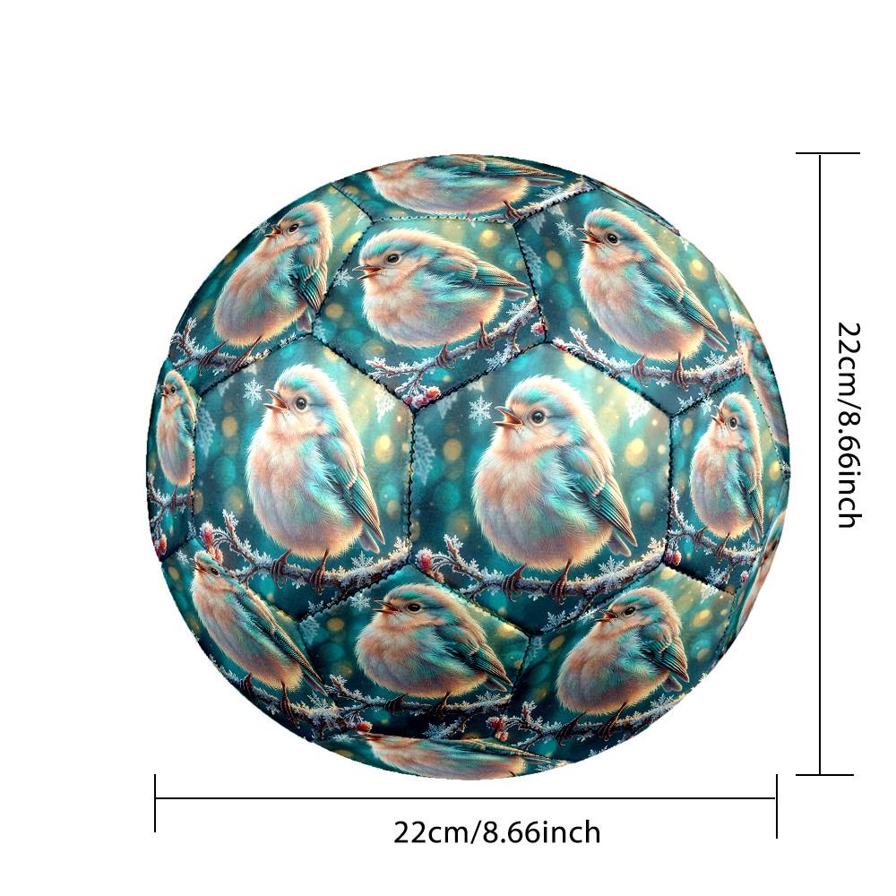1pc Winter Songbird Size 5 Soccer Ball Professional Lightweight Durable Match Training Football Indoor &Outdoor Sports BallTraining Ball y82