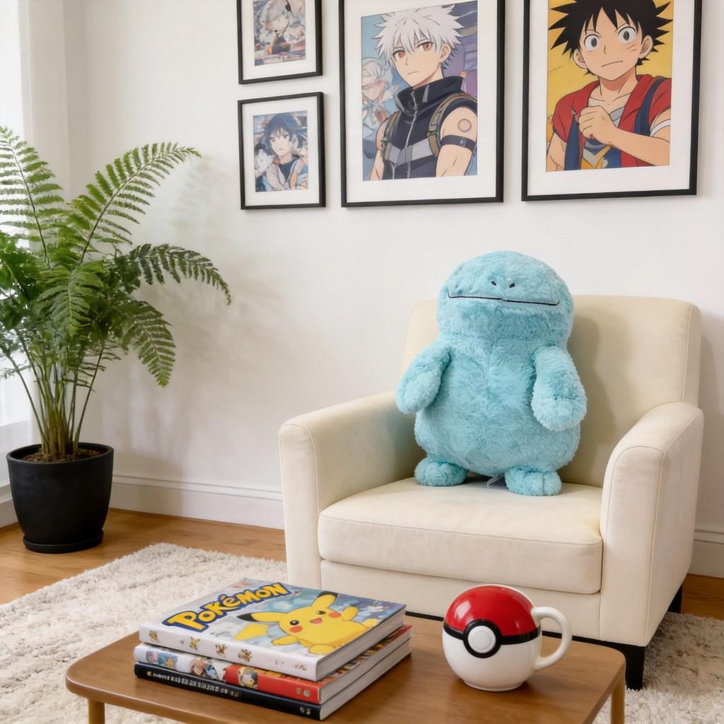 Plyšák Pokemon Quagsire Kreslený polštářek Pro děti Dárek A Pohodlí