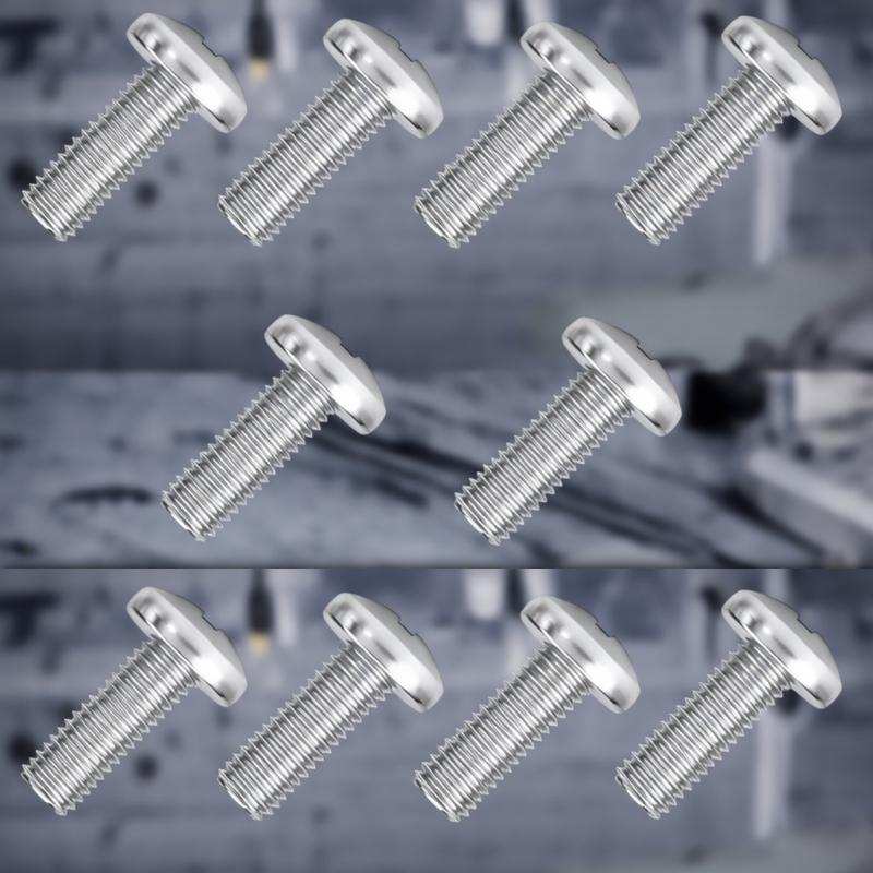 10Pcs 2.5 3.5inch Metal Computer Hard Drive Mounting Screws For Multiple SSDs And HDD Models