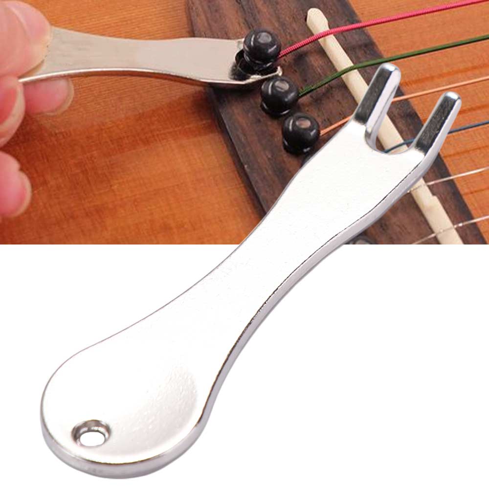 Pulling Folk Guitar Nail Puller Zinc Zinc Zinc Alloy Guitar Bridge Pin Remover  Folk Acoustic Guitar Part