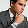Men's Stainless Steel Watch with Calendar, 3ATM Water Resistant: Luminous Analog Display, Simple and Stylish Quartz Watch - Men's Fashion Accessory -