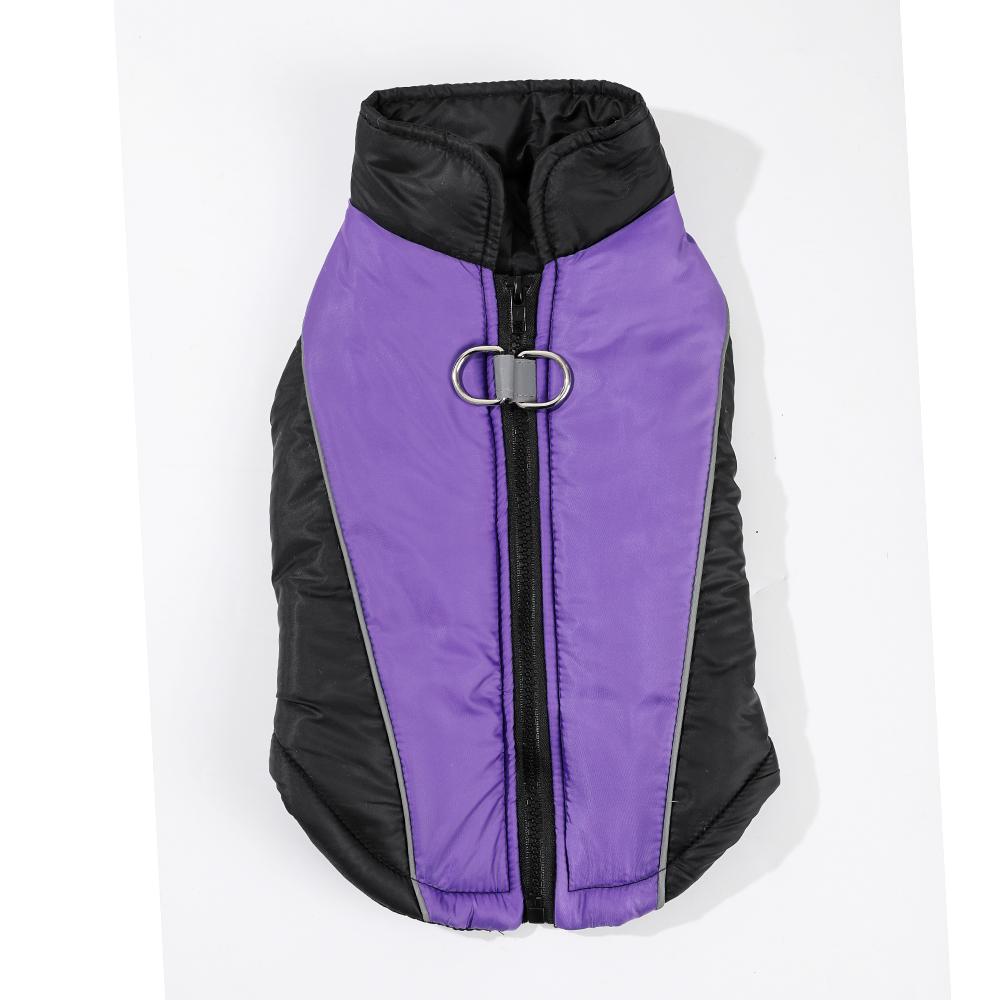 Winter Small Dog Clothes Reflection Puppy Vest Jacket Prevention Cold Warm D-Ring Pug Coat Waterproof Autumn Padded Pet Overalls