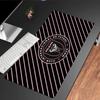 Inter Miami Fc Crest mouse pad, rubber base, esports desk mat, mouse pad for gamers and office use, gaming desk , easy to clean mat