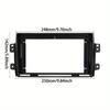 For SUZUKI SX4 2006-2014 Black 9Inch ABS Car Center Console Frame Trim Cover Interior Decor