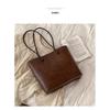 Winter Portable Commuter Bag Female Retro Simple Tote Bag Wild Large-capacity Shoulder Bag