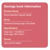 High-Appearance-Level Cash Storage Book Folder, Large-Capacity Multi-Functional Storage Book