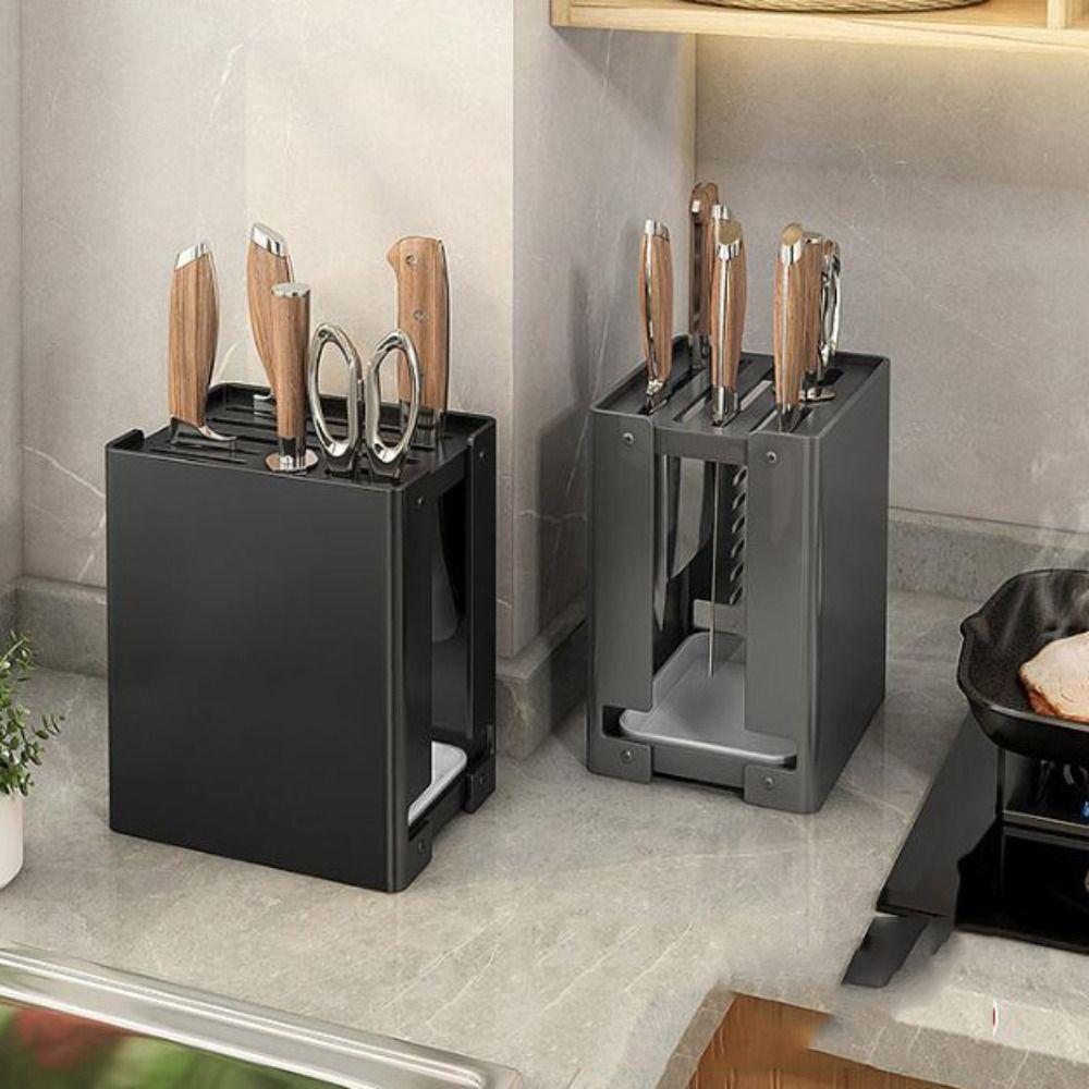Drain Tray Kitchen Storage Rack Stainless Steel Tool Storage Rack  Countertop Placement