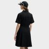 Fila Original Fashionable Comfortable Versatile Casual Short Sleeve Dress Women Dresses Black F11W529301F-BK