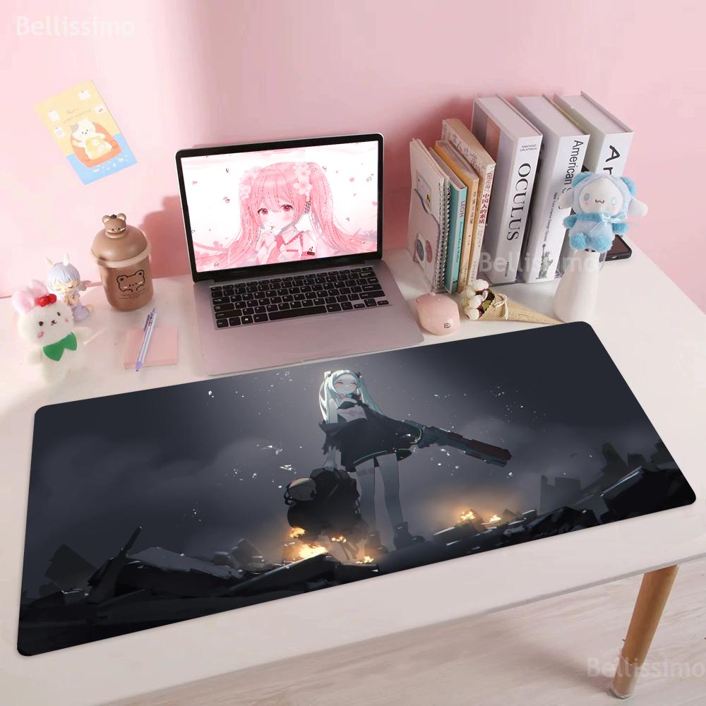 Ccyberpunk  Cute Cartoon Eedgerunners Mouse Pad Anime Keyboard Large Mousepad for Gaming Accessories Notebook Rubber Desk Mat