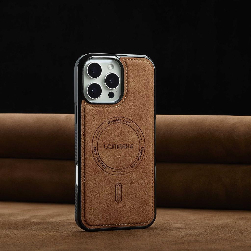 The New Model Is Suitable for IPhone16Promax, Apple 15pro Magnetic Phone Case, Drop-proof 14Plus, and Business 17Air