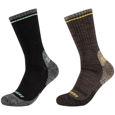 2PPK Men Trail Wollsocken, schwarze Herrensocken