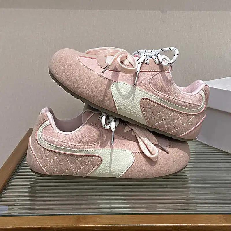Fashion Round Nose Autumn Sneakers Women Offer Casual Large Size 44 45 46 47 Shoes High Quality Sports Special Offers Lux