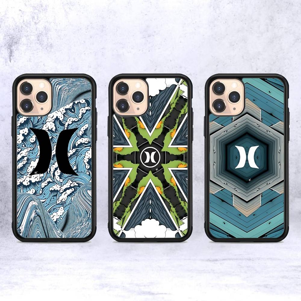 Klassische Berühmte Marke H-HurleyS Logo Für Iphone 17 Air 16 15 14 13 12 11 Pro Max TPU+PC Plus Stoßfeste Rückseite Handyhülle