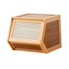 Desktop Organizer Cabinet Multiuse Stylish Makeup Organizer Household Storage Solution for Cosmetic Snack Figure Book Office