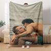 Ocean Kiss Romance Blanket Soft Throw Blanket For Home Bedroom Bed Sofa Travel Office Solid Christmas Blanket