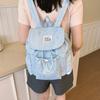 Schoolbag Korean Star Sequined Backpack Women's 1011 Summer Versatile Large Capacity Lightweight Schoolbag Commuter Backpack