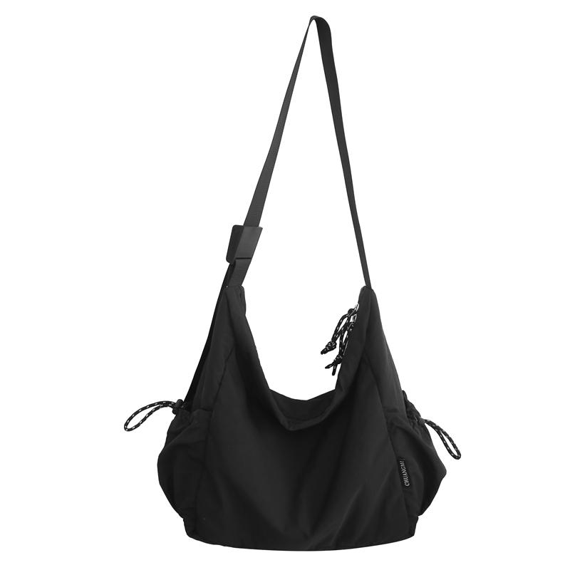 

Повседневная нейлоновая сумка через плечо для мужчин и женщин чёрный