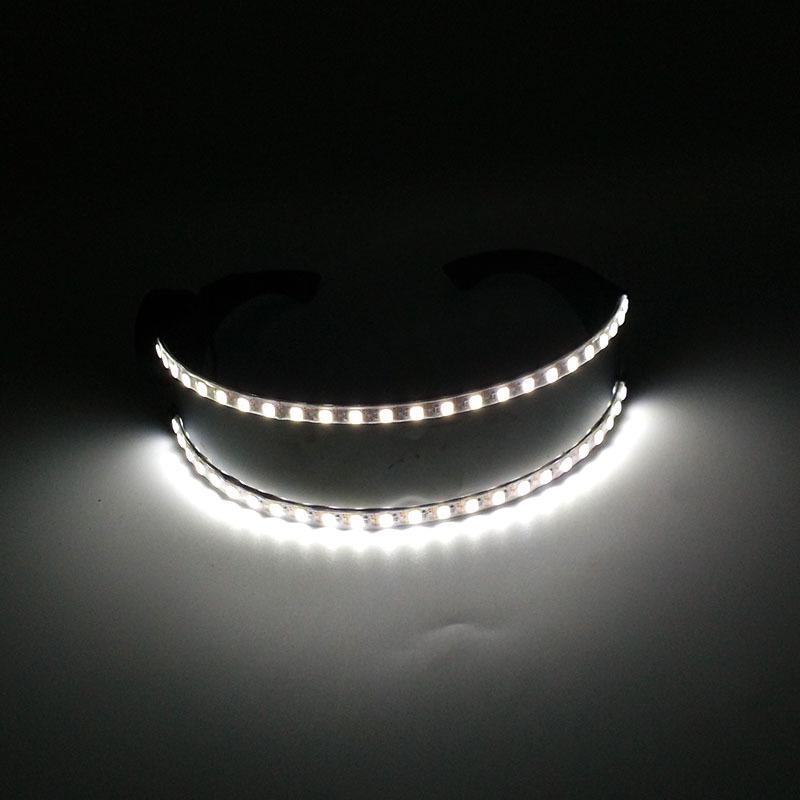 

Светодиодные перчатки Росомахи и трехцветные светящиеся очки-дуга для сценических и барных выступлений One Size