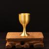 Carved Goblet Not Fade Brass Cup Elegant Decoration Crafts  Cocktail
