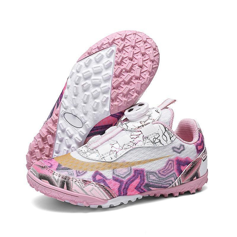 Breathable Mesh Kids Football Shoes for Boys and Girls - Perfect for School Competition and Training