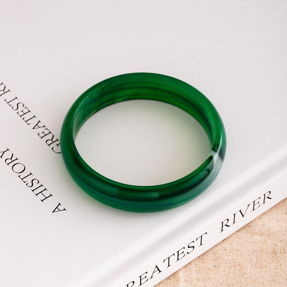 

Персоналізований розмитий акриловий круглий браслет Модний простий браслет для подорожей Дизайнерська прикраса