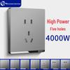 High-Power Electrician Wall Panel: 86 Type, 16A Five-Hole Multi-Socket with USB for Air Conditioners