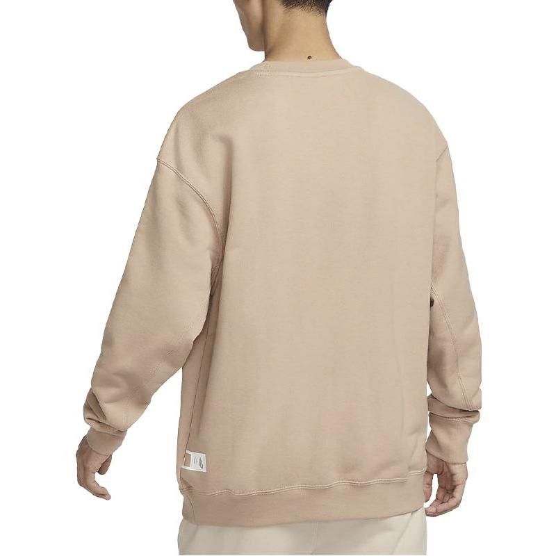 Nike Sportswear Premium Fleece Crew Neck Sweatshirt Men Tops Maize FV8592-200