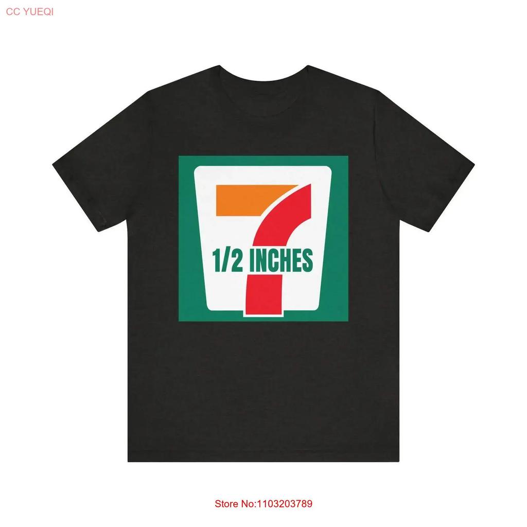 Sieben 1 2 T-Shirt Super Lang Zoll Zertifizierte Zoll Lustig Beleidigend Vintage Mode Homme Vielseitig Lässig Grafik