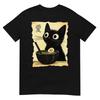 Funny Cat Ramen Graphic Tee Japanese Kawaii Anime Cat T-Shirt