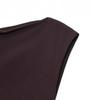 European and American Women's Fashion Slim-Fit Boat Neck Sleeveless Dress