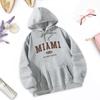 Sweat à capuche à cordon Casual Doux Pull Hauts pour Voyage Randonnée Trajet M