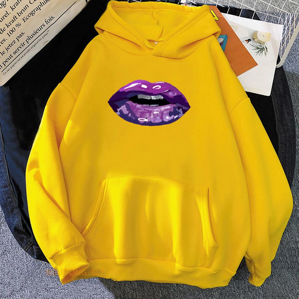 Purple Kiss Hoodies Korean Sweatshirts Fleece Comfortable Women Men Hooded Pullovers Sudaderas Ropa Mujer Girl