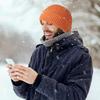 Unisex Winter Reflective Beanies High Visibility Noctilucent Reflective Knit Hat Glow In Dark For Winter Night Walks
