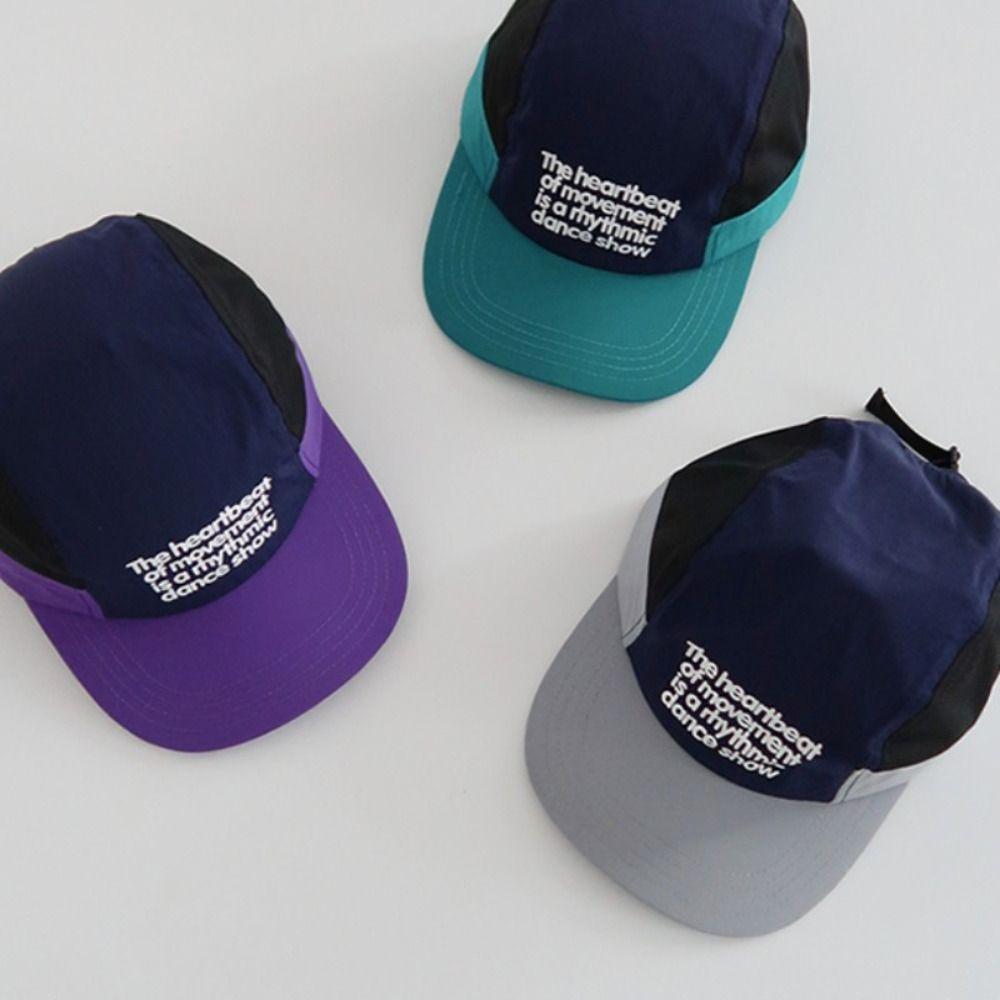 

Retro Sunscreen Hat Color Matching Duck Tongue Hat Creative Sun Hat Outdoor Sport фіолетовий