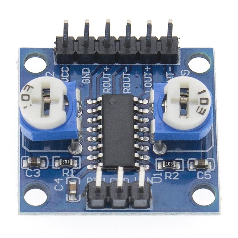 1PCS 2x5W Stereo PAM8406 deska digitálního zesilovače s potenciometrem hlasitosti