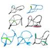 Adjustable Horse Riding Halter Horse Training Tool Knot Training Headstall Webbing Rope Wear Resistant Rope Halter