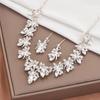 Atmospheric Bridal Necklace Earrings Zircon Wedding Jewelry Set Wedding Dress Evening Dress Accessories Wedding Banquet Jewelry Women 2026