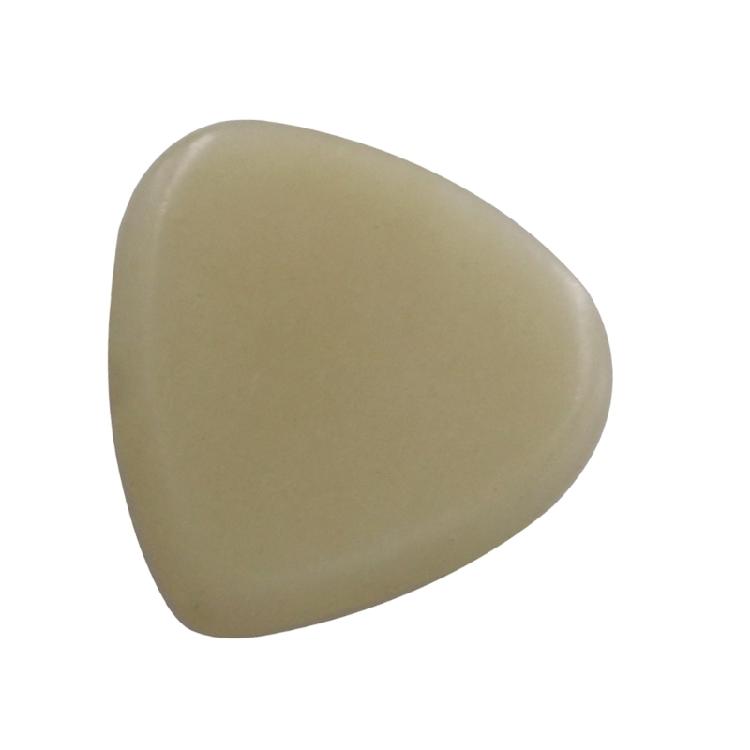 1Pc Guitar Picks, 30x33mm Solid Color Ox Bone Guitar Picks Guitar Bass Plectrums