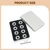 16 Pieces Four Wheeled Roller Skate Bearings High Speed Spares Practical Steel Universal Replace for
