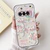 For Nothing Phone 3A Case A059 Cover Fashion Flower Soft Silicone Black Shockproof Cover On Nothing Phone3A 3 A 3APro A059P Capa