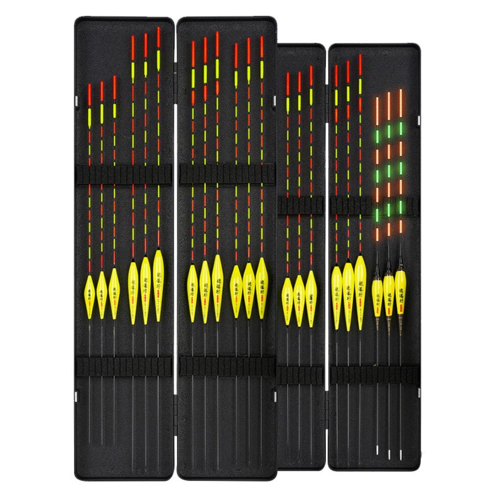 

6pcs Slip Drift Tube Floats Bobbers Eye-catching Triangle Tail Fishing Floats Fishing